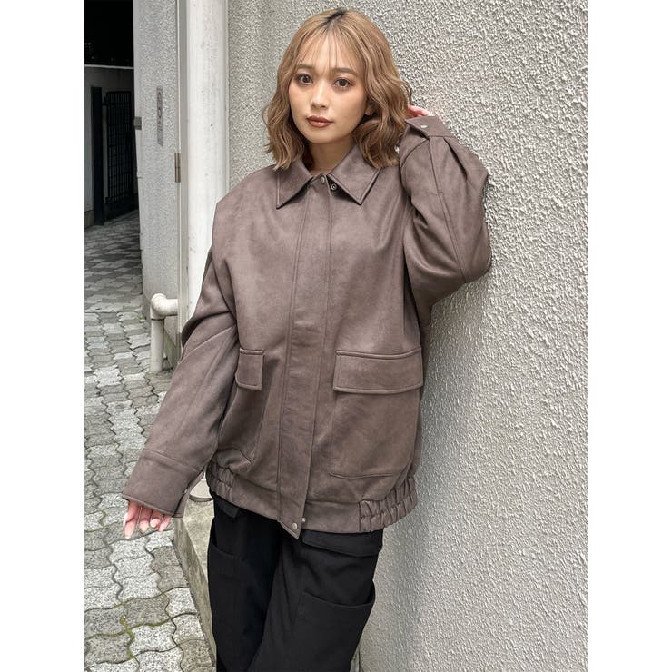 ヴィンテージフェイクレザーブルゾン | MURUA | 詳細画像26 