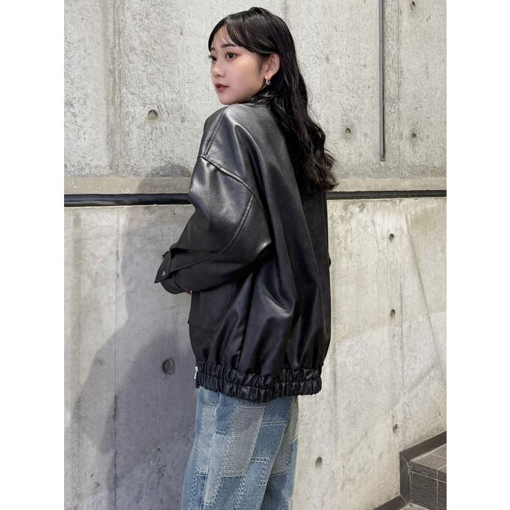 ヴィンテージフェイクレザーブルゾン | MURUA | 詳細画像35 