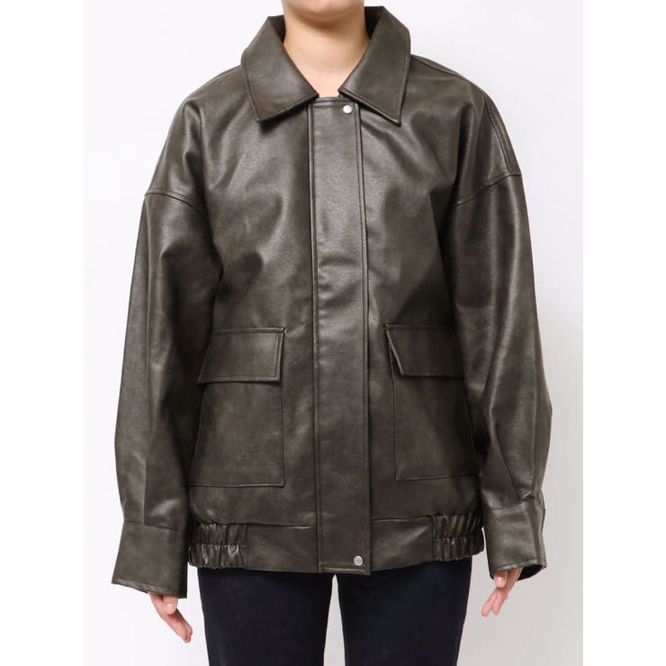 ヴィンテージフェイクレザーブルゾン | MURUA | 詳細画像37 