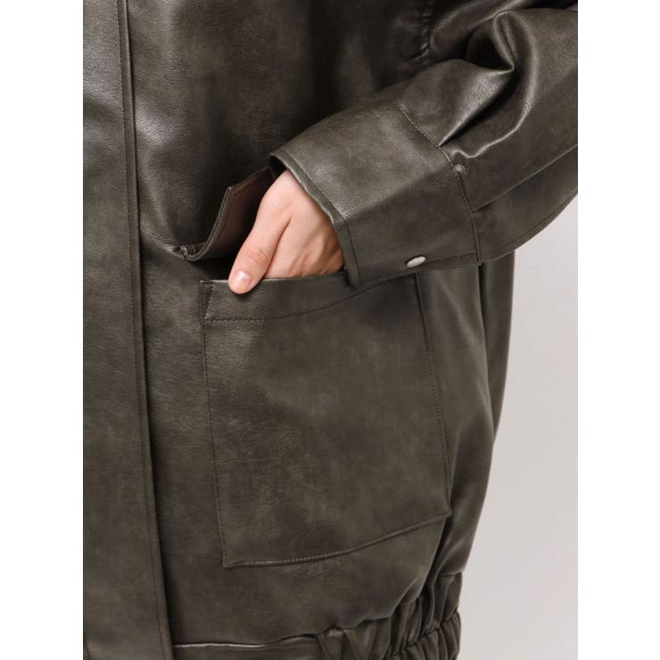 ヴィンテージフェイクレザーブルゾン | MURUA | 詳細画像42 