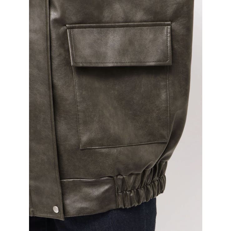 ヴィンテージフェイクレザーブルゾン | MURUA | 詳細画像44 