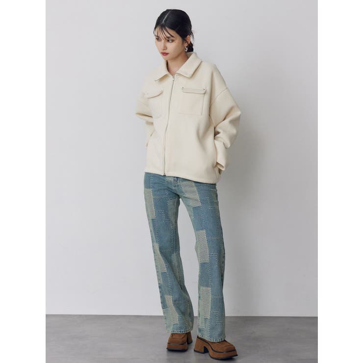 スタンドZIPブルゾン【セット販売対象】[品番：MKSW0066958]｜MURUA