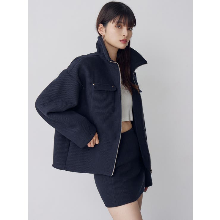 スタンドZIPブルゾン【セット販売対象】[品番：MKSW0066958]｜MURUA