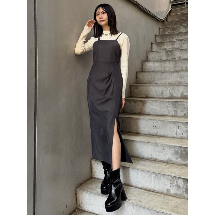 ◉さくらです！美品　miu miu ブラックワンピース　上質シルク100 カワイイの個性服を魅せる シンプルワンピース – todoku