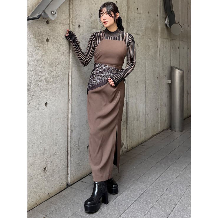 ストリングキャミワンピース【セットアップ着用可】 | MURUA | 詳細画像18 