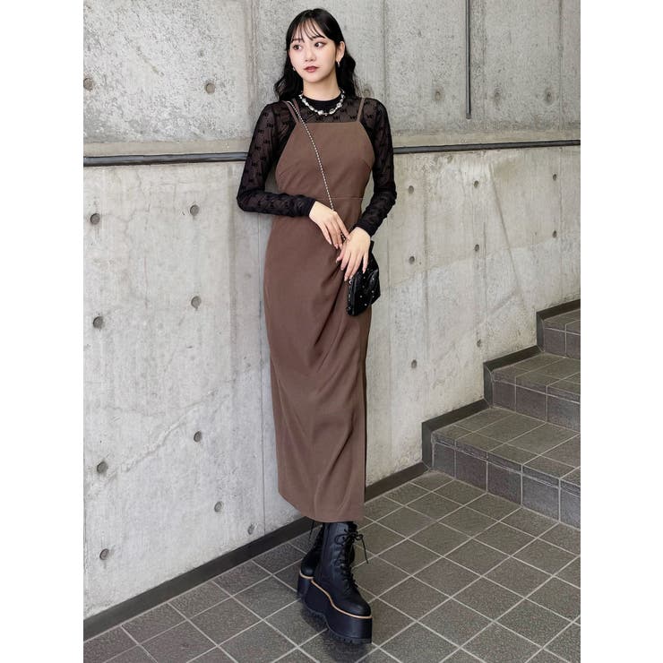ストリングキャミワンピース【セットアップ着用可】 | MURUA | 詳細画像24 