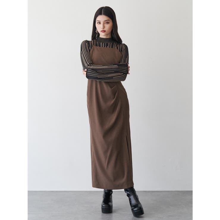 ストリングキャミワンピース【セットアップ着用可】 | MURUA | 詳細画像4 