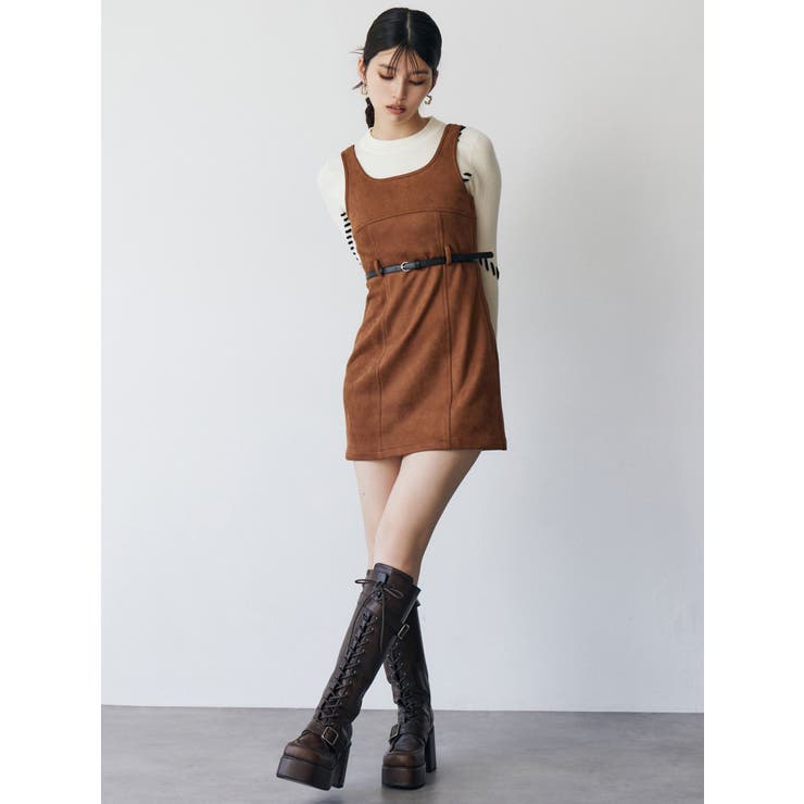 フェイクスェードタンクワンピース | MURUA | 詳細画像4 