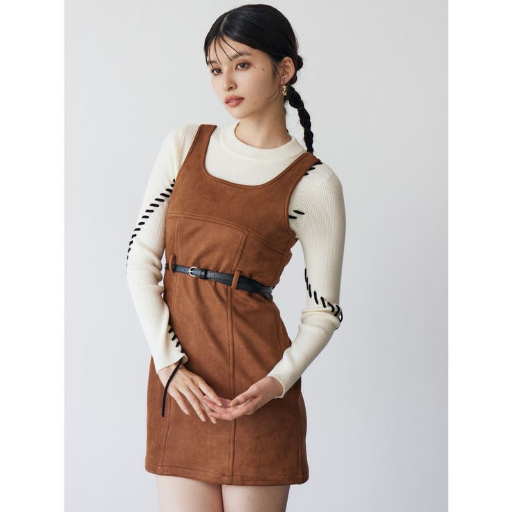 フェイクスェードタンクワンピース | MURUA | 詳細画像5 