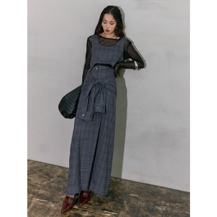 YUKKOコラボ】2WAYシャツライクジャンスカ[品番：MKSW0067110]｜MURUA