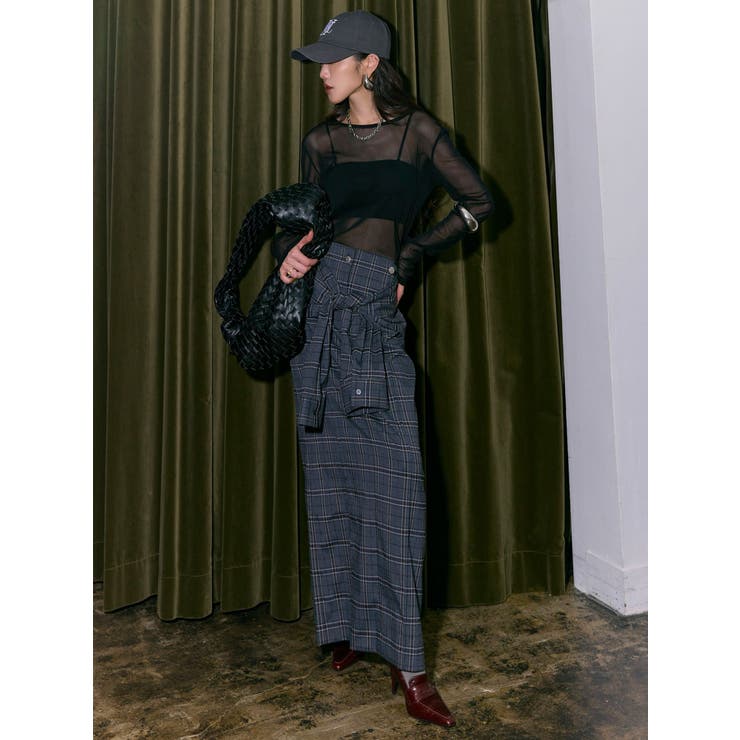 YUKKOコラボ】2WAYシャツライクジャンスカ[品番：MKSW0067110]｜MURUA