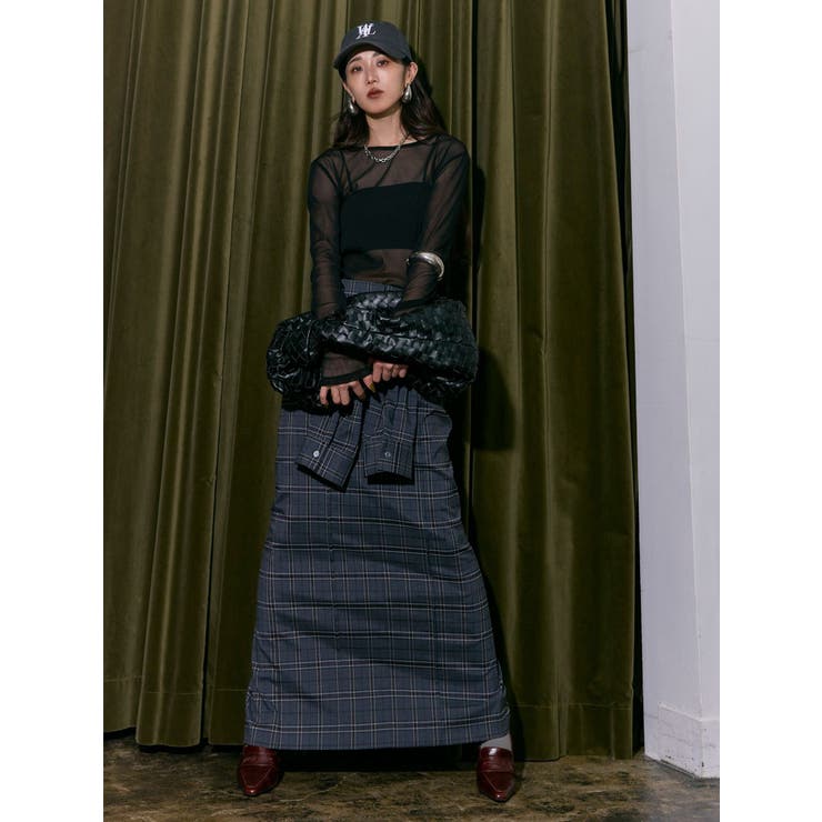 【MURUA 新品タグ付き】2WAYシャツライクジャンスカ ワンピース YUKKOコラボ】2WAYシャツライクジャンスカ[品番：MKSW0067110]｜MURUA