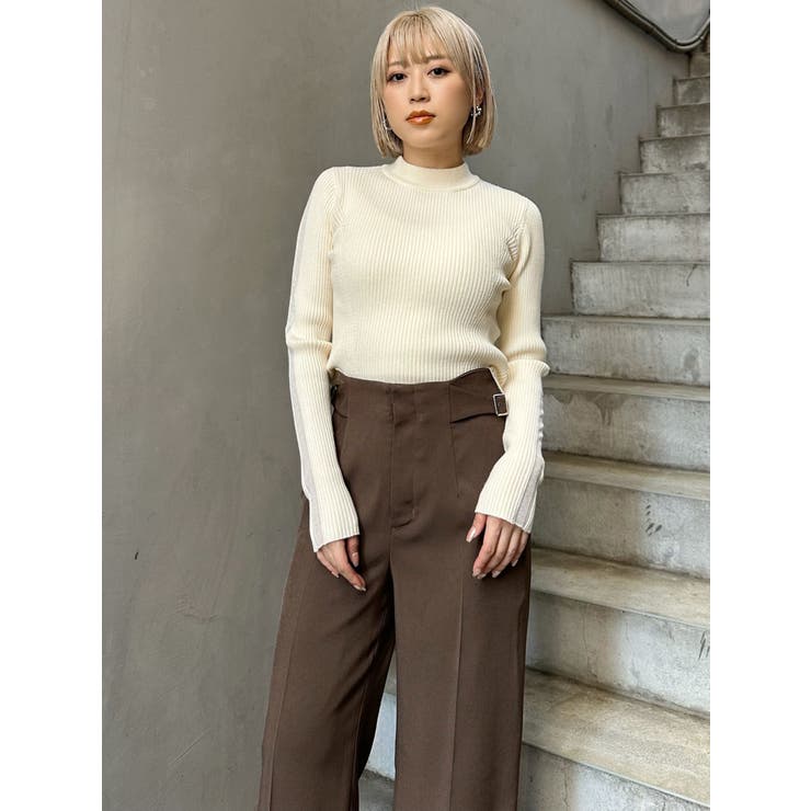 サイドベルトパンツ【セットアップ着用可】 | MURUA | 詳細画像14 