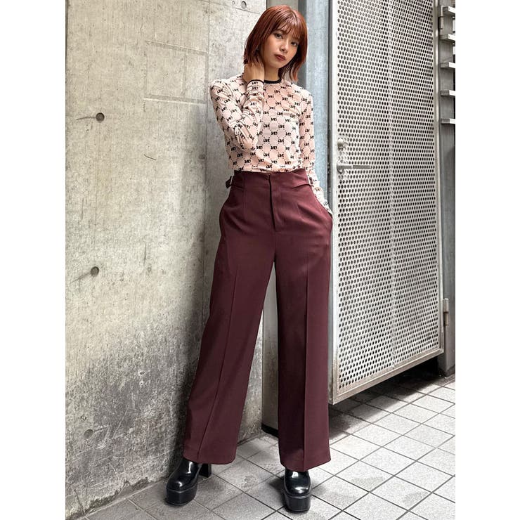 サイドベルトパンツ【セットアップ着用可】 | MURUA | 詳細画像16 