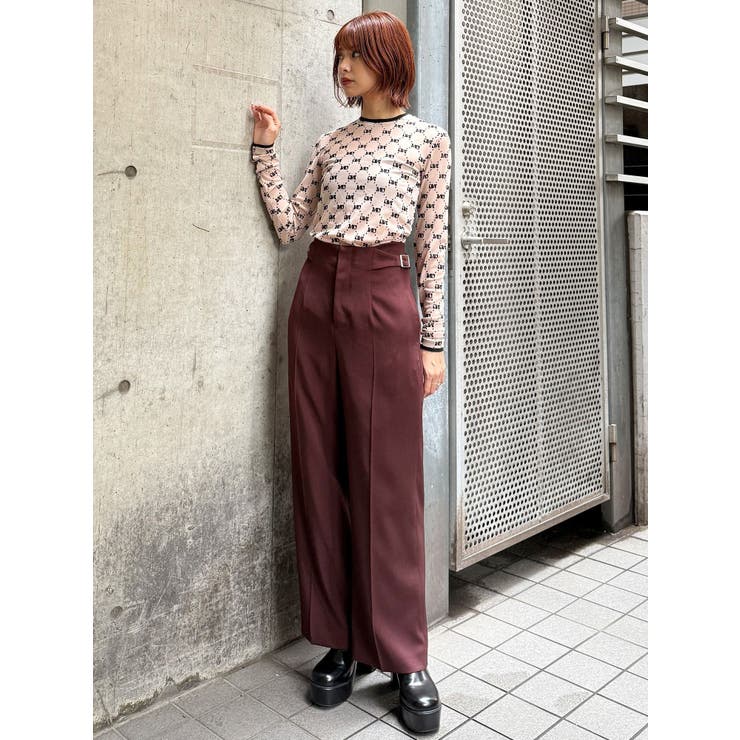 サイドベルトパンツ【セットアップ着用可】 | MURUA | 詳細画像17 