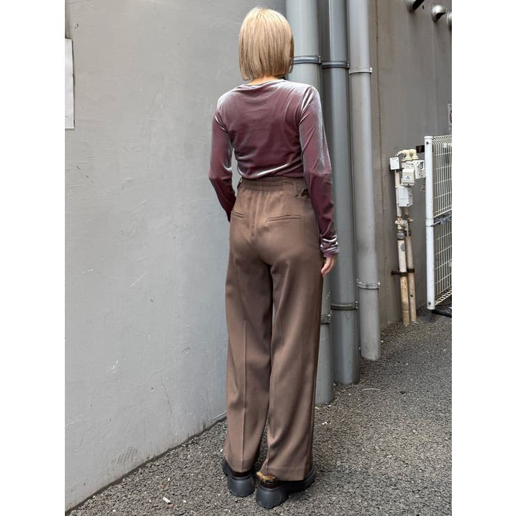 サイドベルトパンツ【セットアップ着用可】 | MURUA | 詳細画像30 