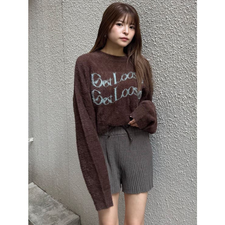 リブニットキュロット | MURUA | 詳細画像20 