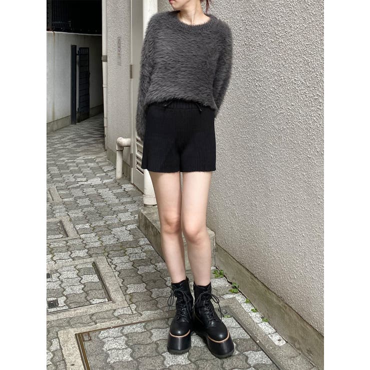 リブニットキュロット | MURUA | 詳細画像6 