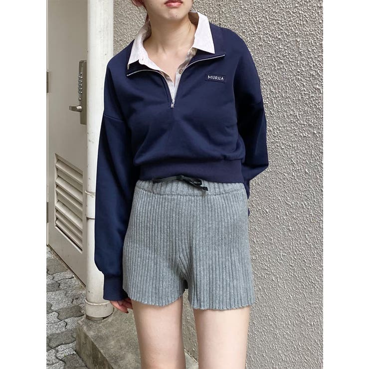 リブニットキュロット | MURUA | 詳細画像8 