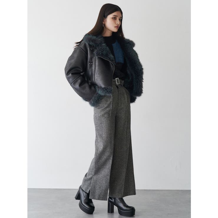 ネップツイードワイドパンツ | MURUA | 詳細画像11 