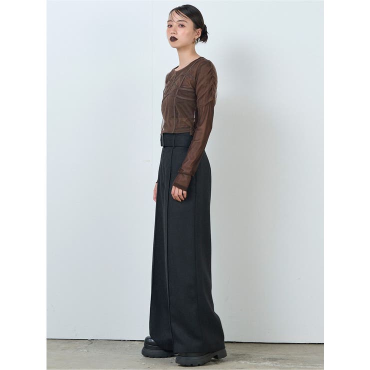 ネップツイードワイドパンツ | MURUA | 詳細画像14 