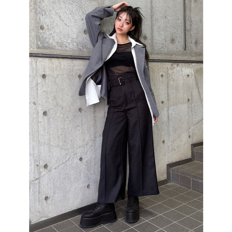 ネップツイードワイドパンツ | MURUA | 詳細画像24 