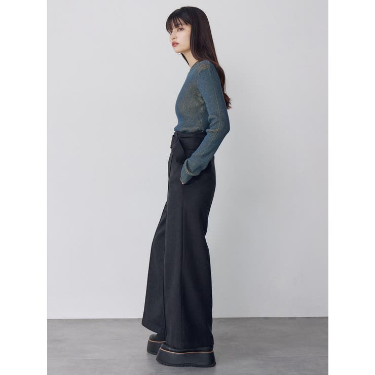 ネップツイードワイドパンツ | MURUA | 詳細画像5 
