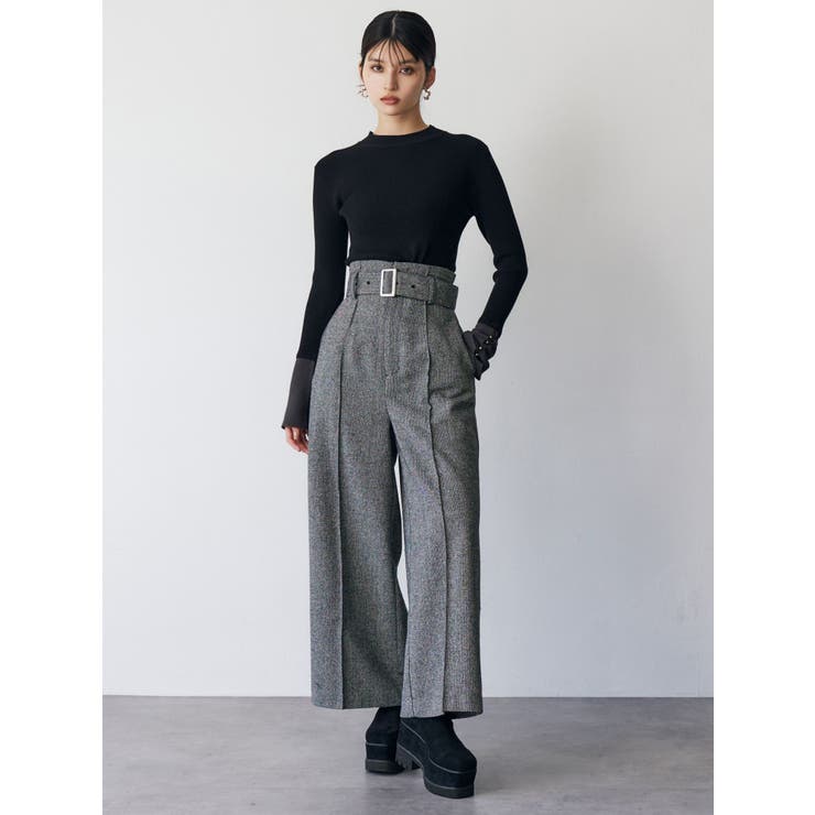 ネップツイードワイドパンツ | MURUA | 詳細画像7 