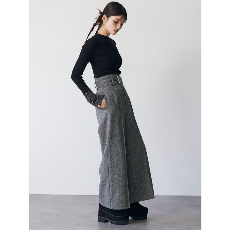 ネップツイードワイドパンツ | MURUA | 詳細画像8 