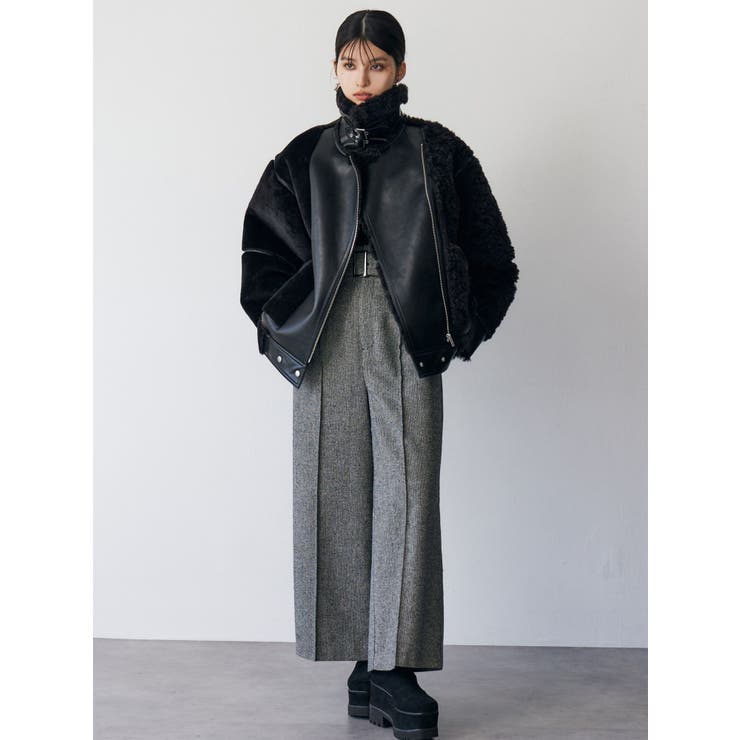 ネップツイードワイドパンツ | MURUA | 詳細画像9 