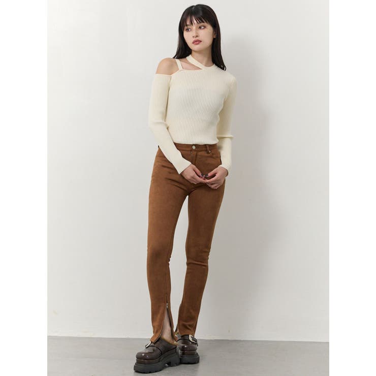 フェイクスウェードパンツ | MURUA | 詳細画像4 