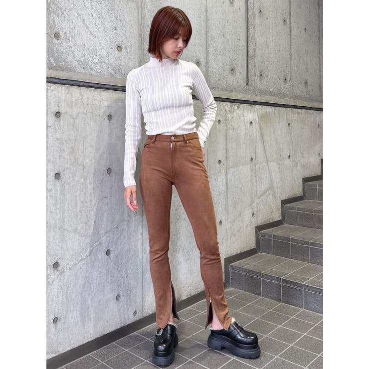 フェイクスウェードパンツ | MURUA | 詳細画像8 