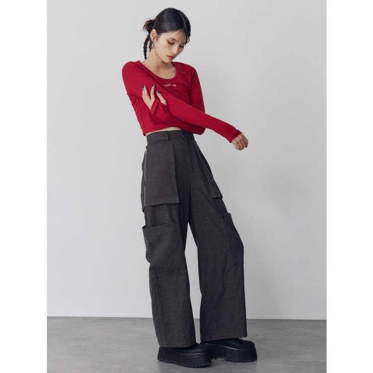 カーゴZIPパンツ | MURUA | 詳細画像2 