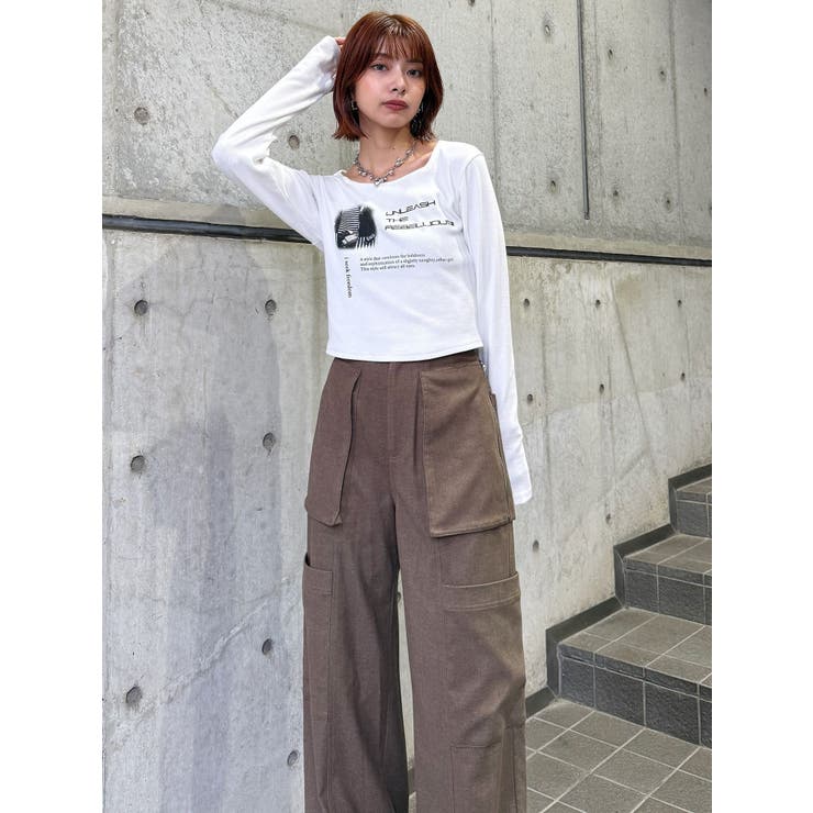 カーゴZIPパンツ[品番：MKSW0066970]｜MURUA（ムルーア）のレディース