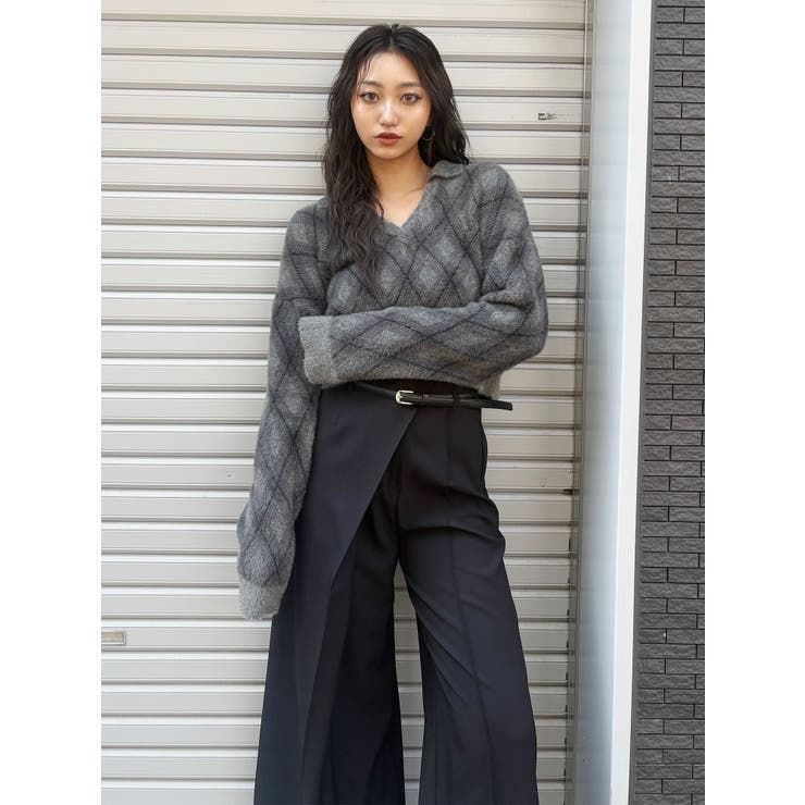 ベルトハイウエストワイドパンツ | MURUA | 詳細画像11 