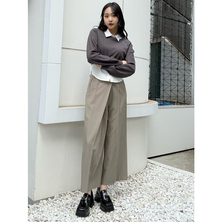 ベルトハイウエストワイドパンツ | MURUA | 詳細画像14 