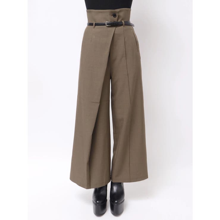 ベルトハイウエストワイドパンツ | MURUA | 詳細画像17 