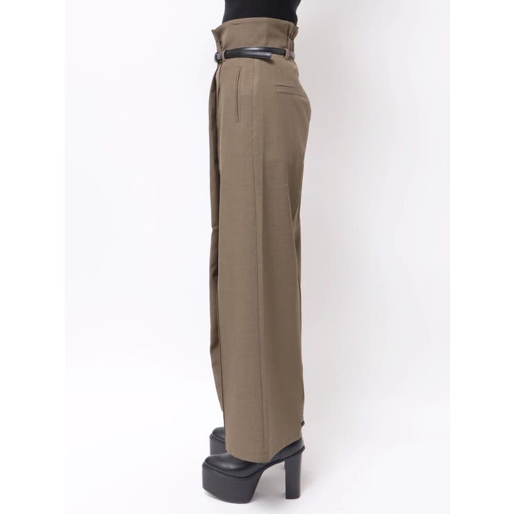 ベルトハイウエストワイドパンツ | MURUA | 詳細画像18 