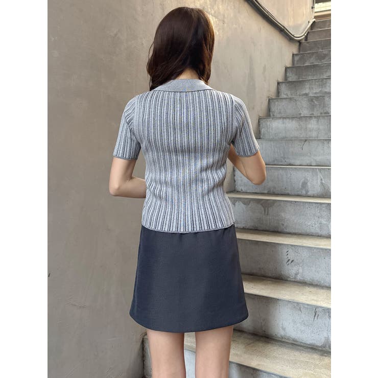 タックドレープミニスカート【セットアップ着用可】 | MURUA | 詳細画像32 