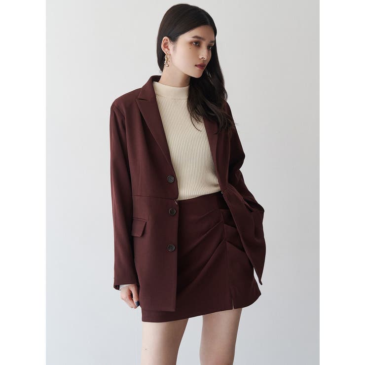 タックドレープミニスカート【セットアップ着用可】 | MURUA | 詳細画像6 