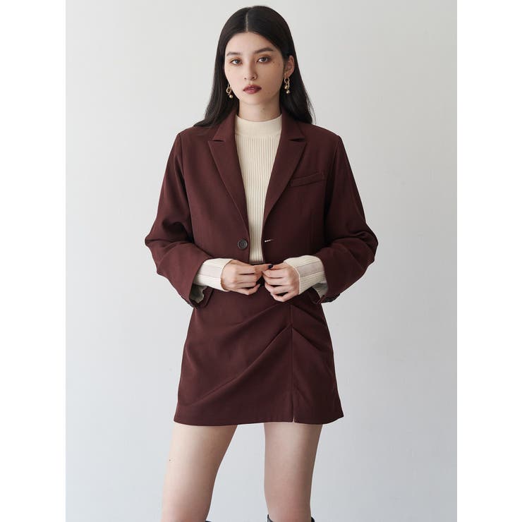 タックドレープミニスカート【セットアップ着用可】 | MURUA | 詳細画像8 