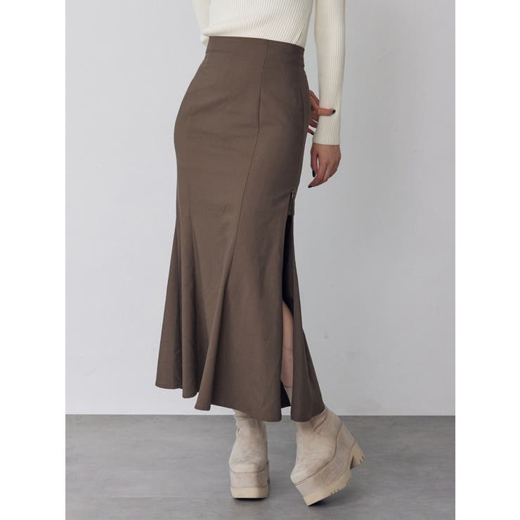 ブラウン | スリットマーメイドスカート | MURUA