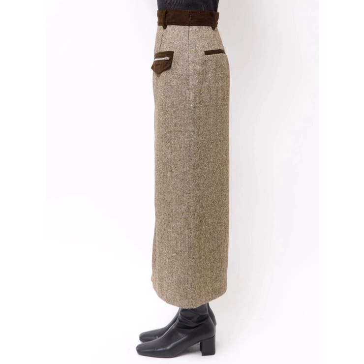 MIXパターンスリットナロースカート | MURUA | 詳細画像20 