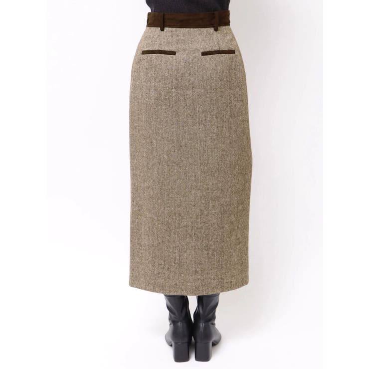 MIXパターンスリットナロースカート | MURUA | 詳細画像21 