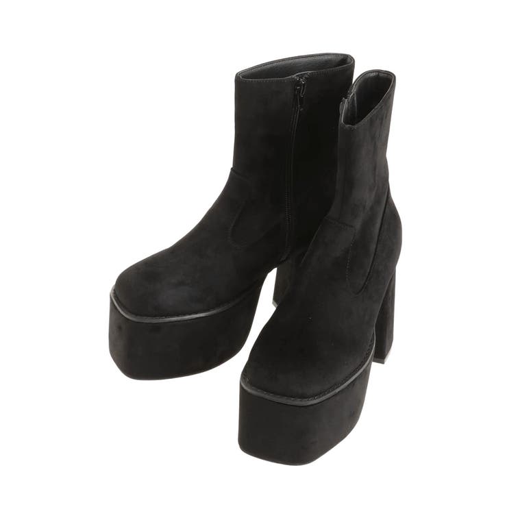 ベロアスクエアブーツ | MURUA | 詳細画像11 