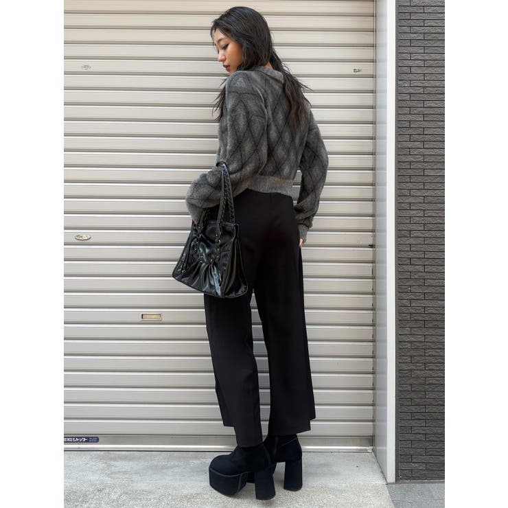 ベロアスクエアブーツ | MURUA | 詳細画像4 