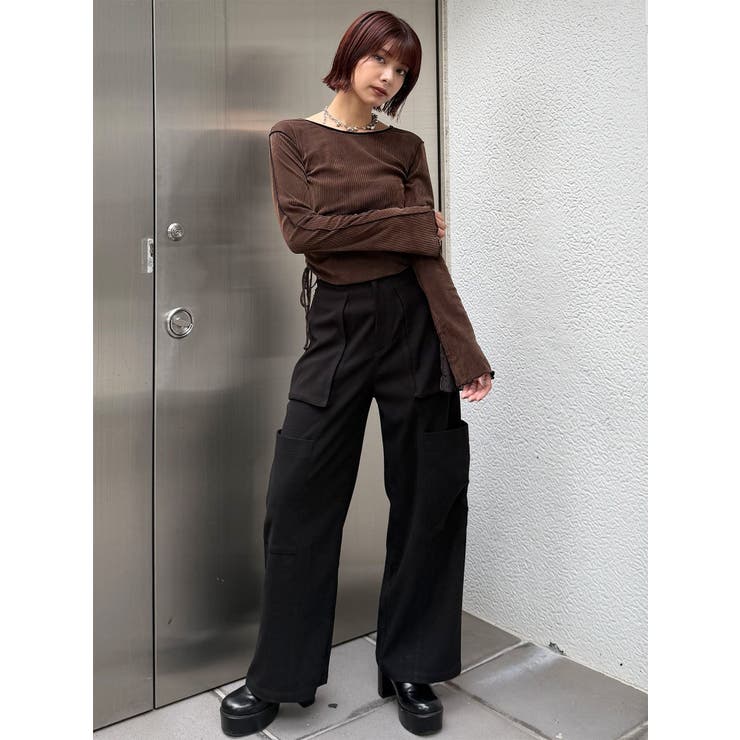 フェイクレザースクエアブーツ | MURUA | 詳細画像12 