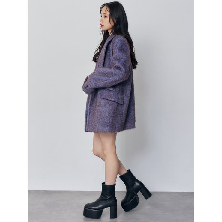 フェイクレザースクエアブーツ | MURUA | 詳細画像3 