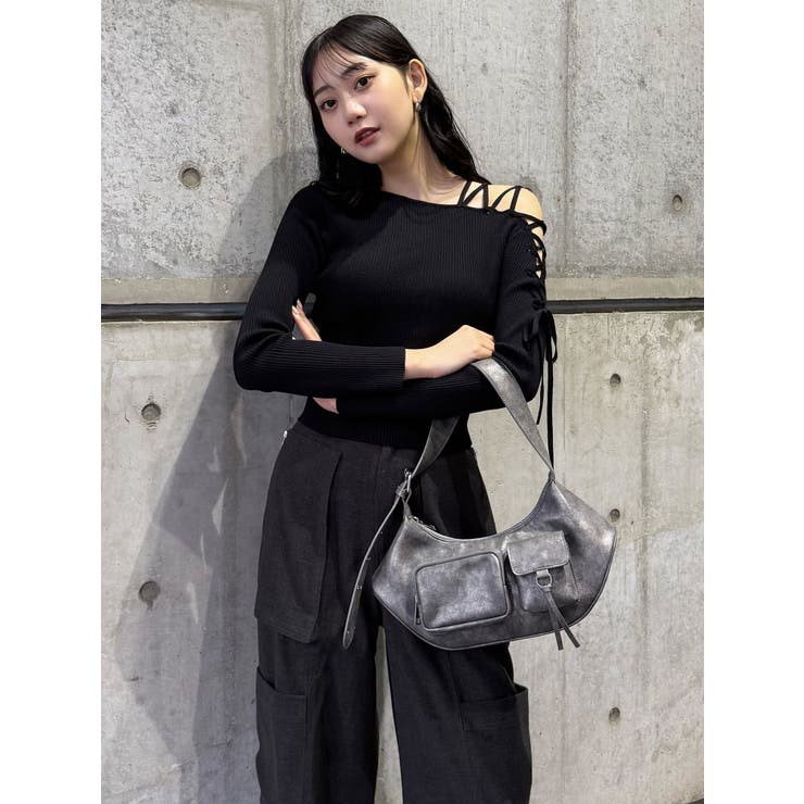 ダブルポケットショルダーバッグ | MURUA | 詳細画像8 