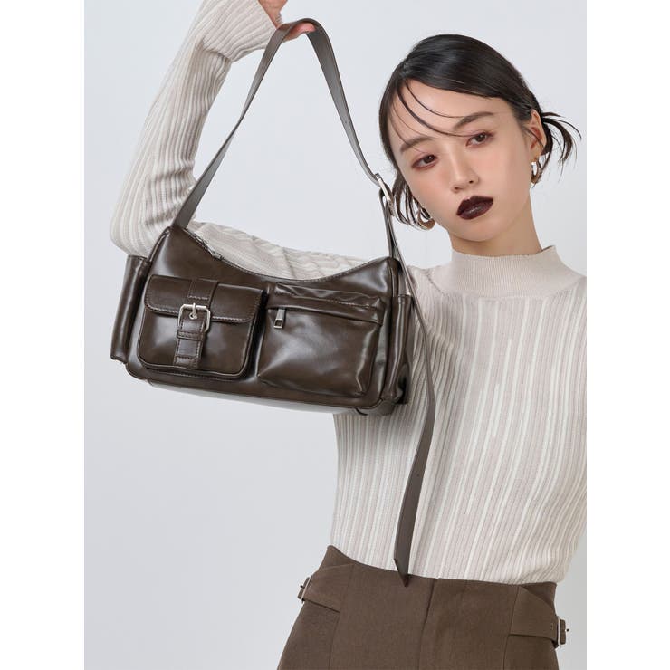 ブラウン | メニーポケットベルトバッグ | MURUA